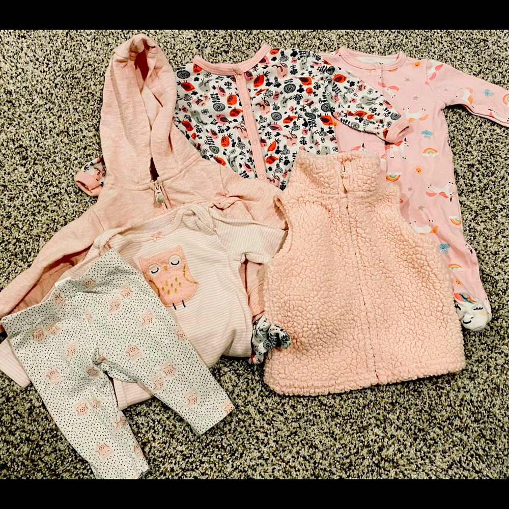 3 Month Girls Cold Weather Bundle